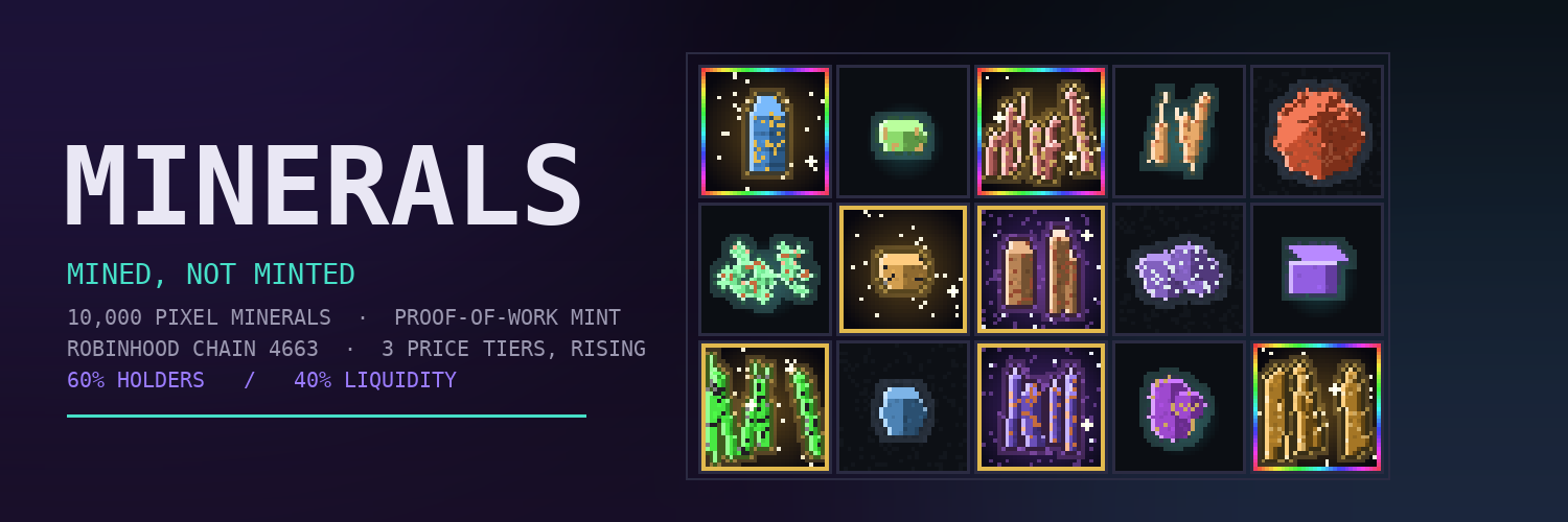 Minerals banner